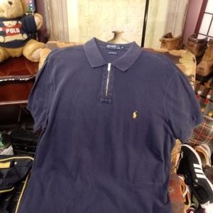 Polo Ralph Lauren Shirt Mens XL Custom Fit Zipper